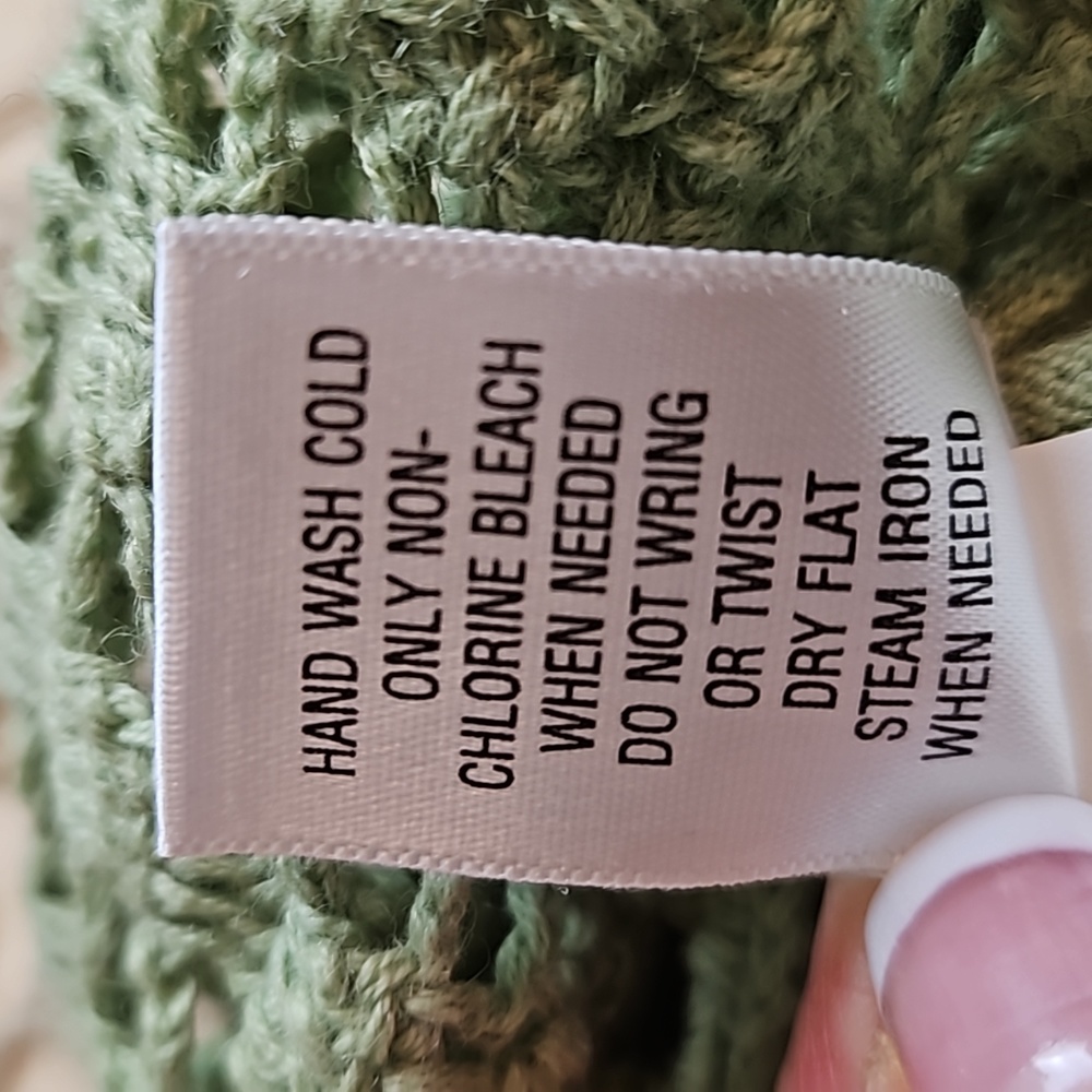 Vintage Croft & Barrow Crocheted Knit Tank Top - Picture 5 of 9